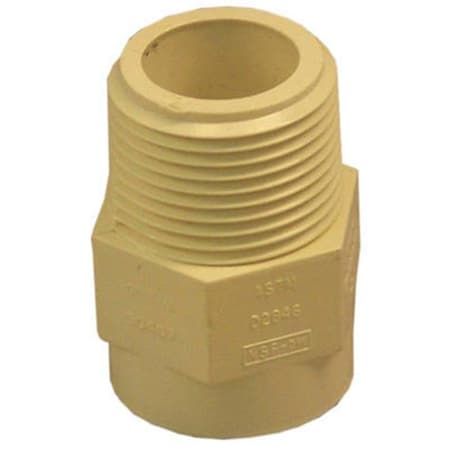 Genova Products 50407 0.75 In. CPVC Male Pipe Thread Adapter